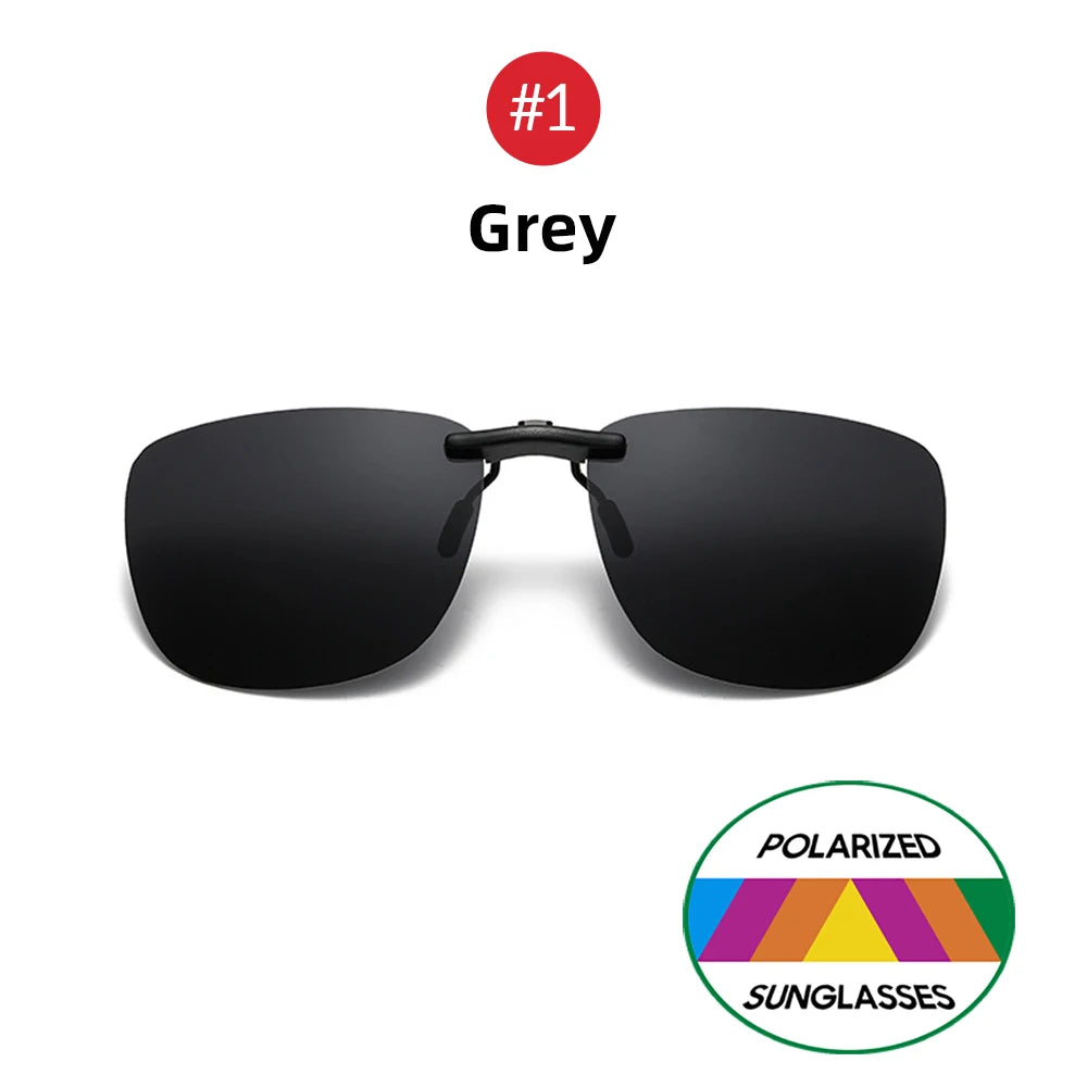 Square Clip On Sunglasses Women