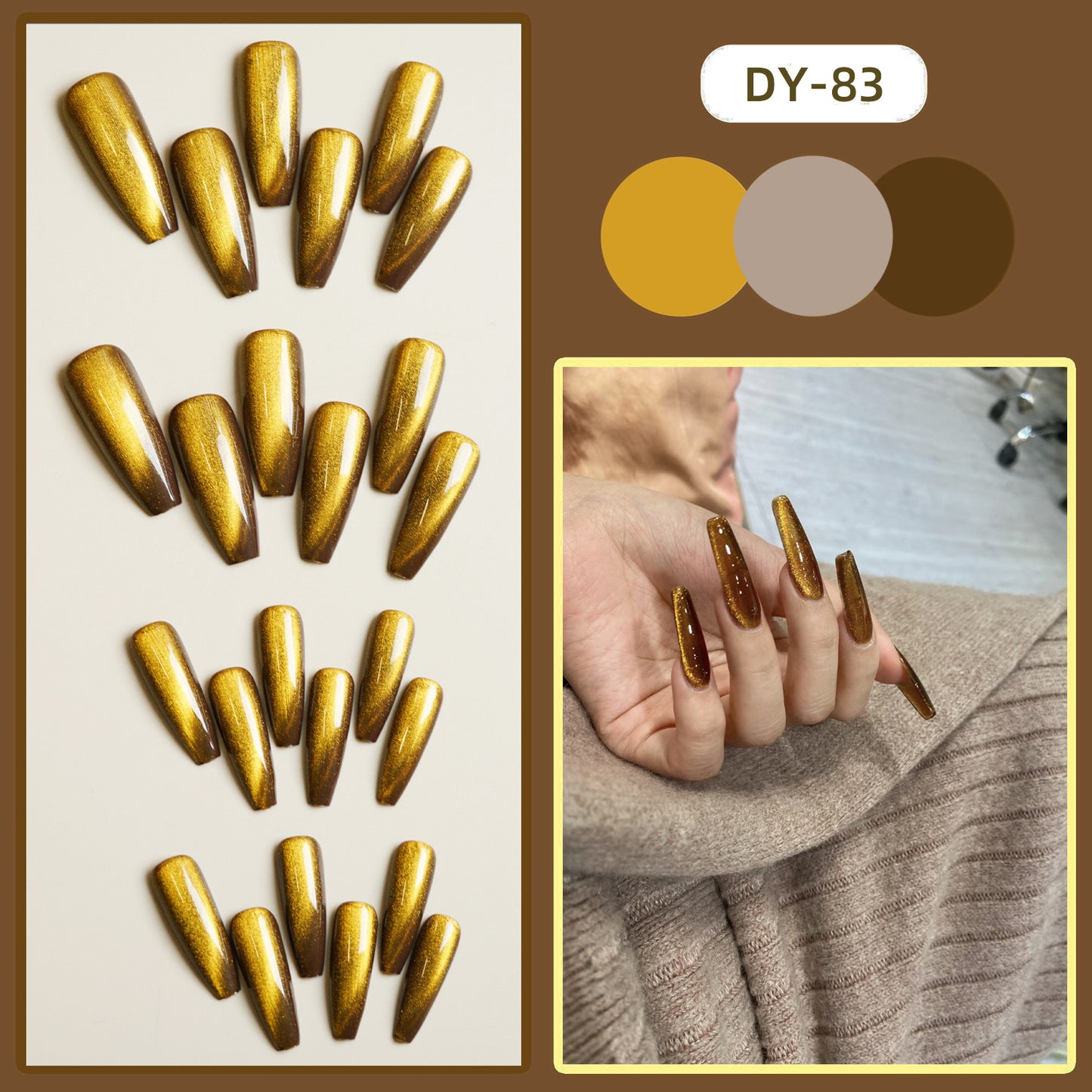 Velmora quitz Bloom Nail Tips
