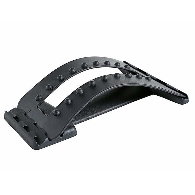Back Massager & Stretcher – Adjustable Lumbar Support with Acupressure Points for Spine, Neck & Muscle Pain Relief
