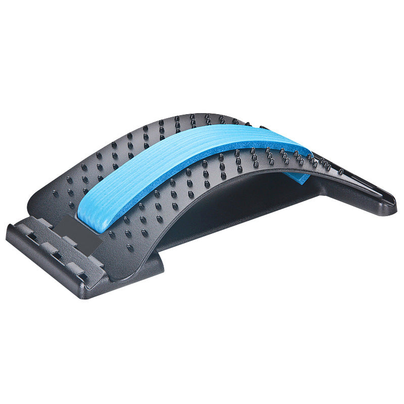 Back Massager & Stretcher – Adjustable Lumbar Support with Acupressure Points for Spine, Neck & Muscle Pain Relief