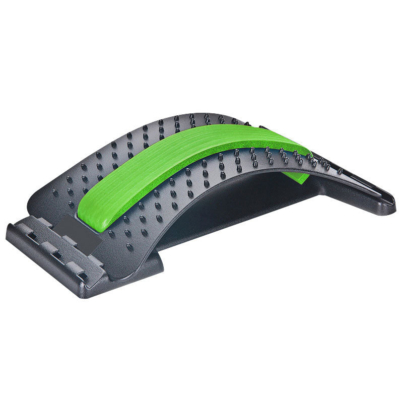 Back Massager & Stretcher – Adjustable Lumbar Support with Acupressure Points for Spine, Neck & Muscle Pain Relief