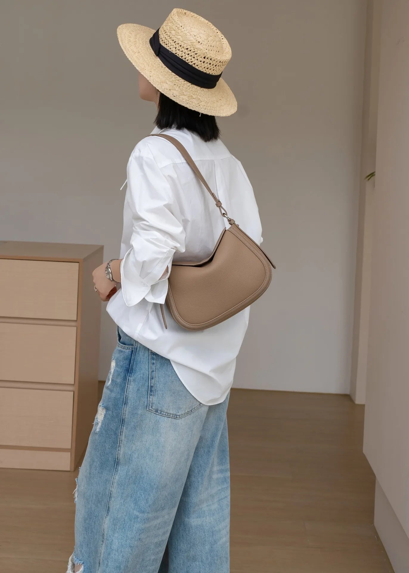 YANATARI Genuine leather woman bag