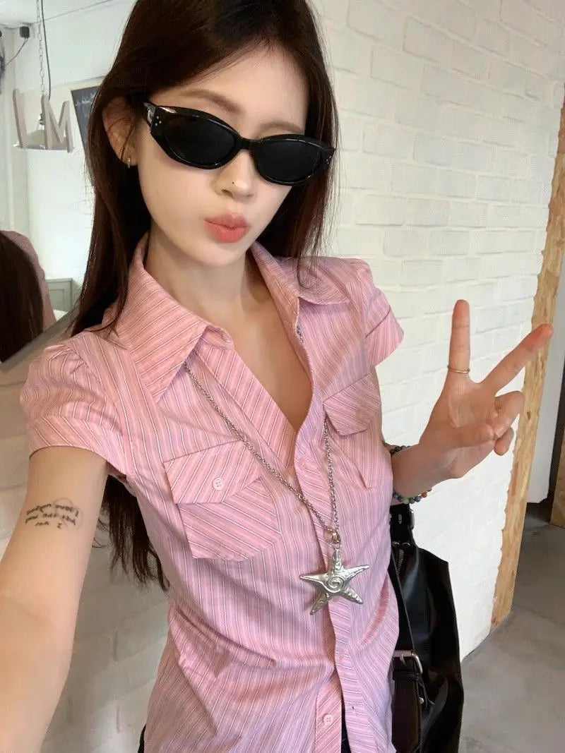 Fashion Blouse Sweet Elegant Women Clothing