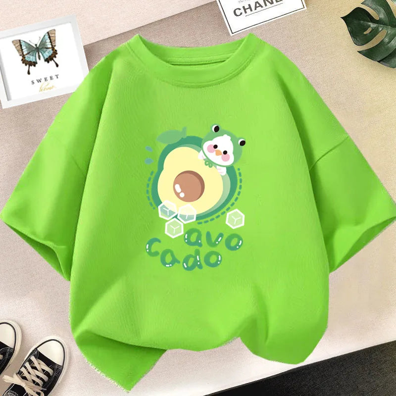 Lovely Avocado T Shirts for Girls Tops