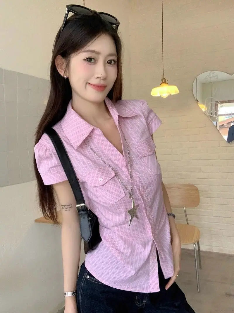 Fashion Blouse Sweet Elegant Women Clothing