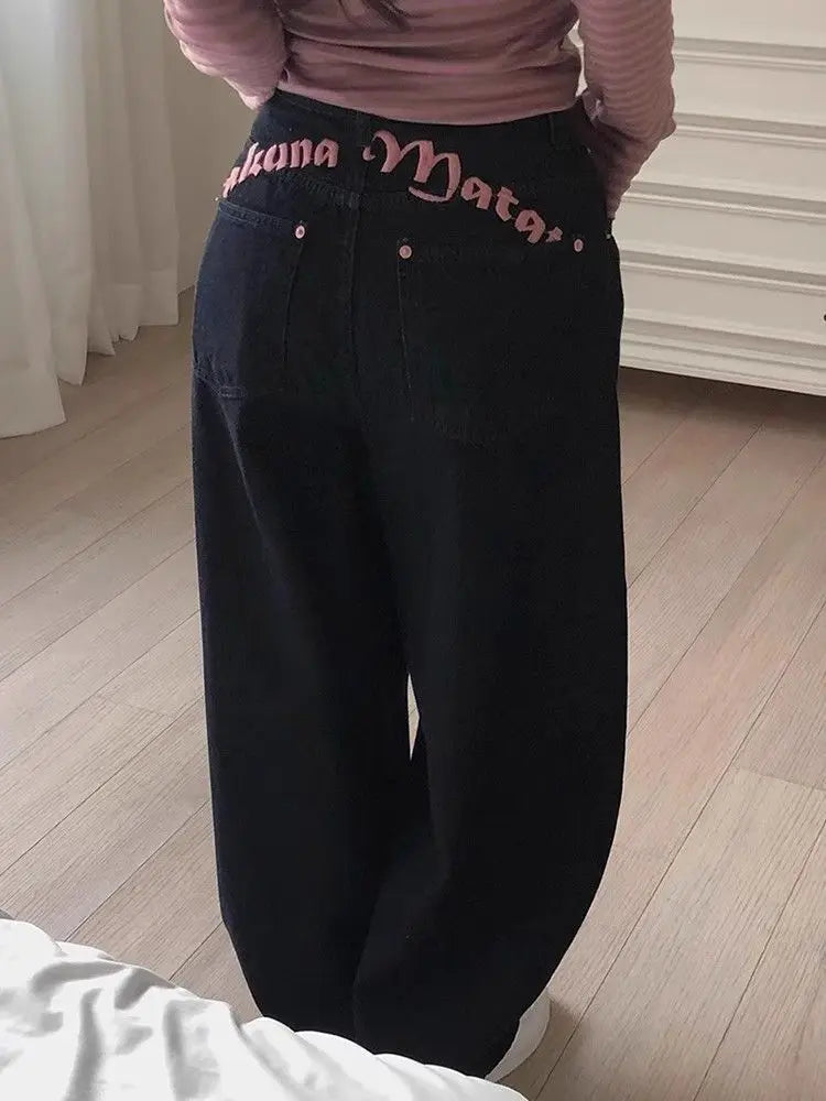 Retro Emo Harajuku Loose Jeans