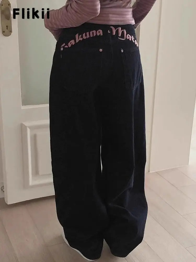 Retro Emo Harajuku Loose Jeans