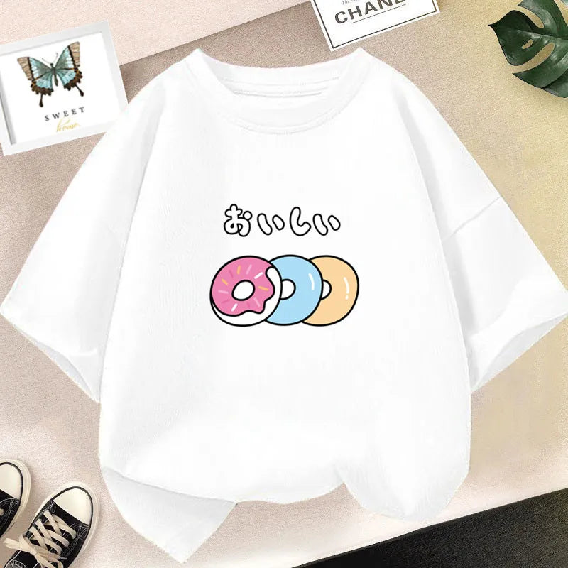 Strawberry Girl Short Sleeved T Shirt