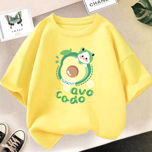 Lovely Avocado T Shirts for Girls Tops