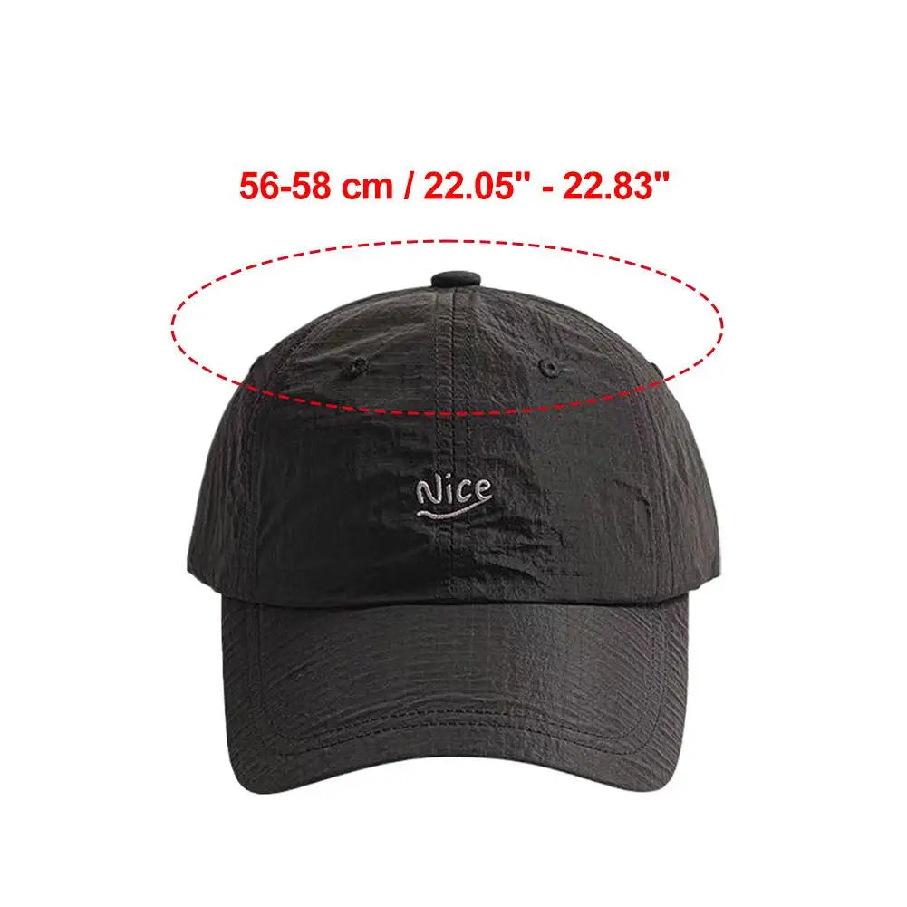 Fashion Plaid Thin Sun Cap