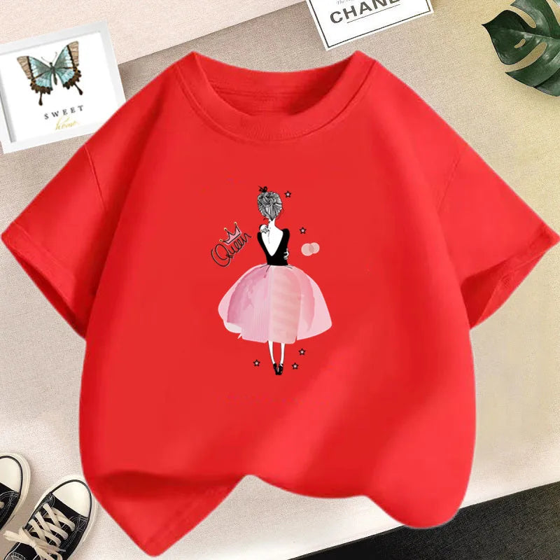 Strawberry Girl Short Sleeved T Shirt