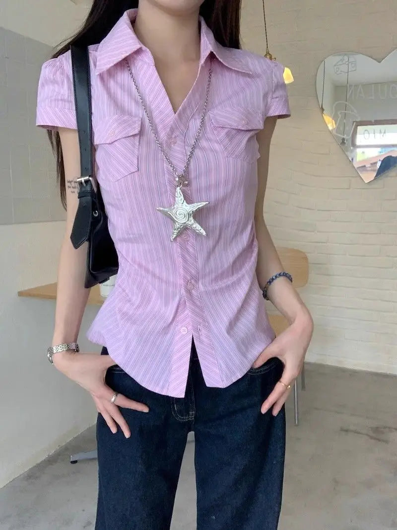 Fashion Blouse Sweet Elegant Women Clothing