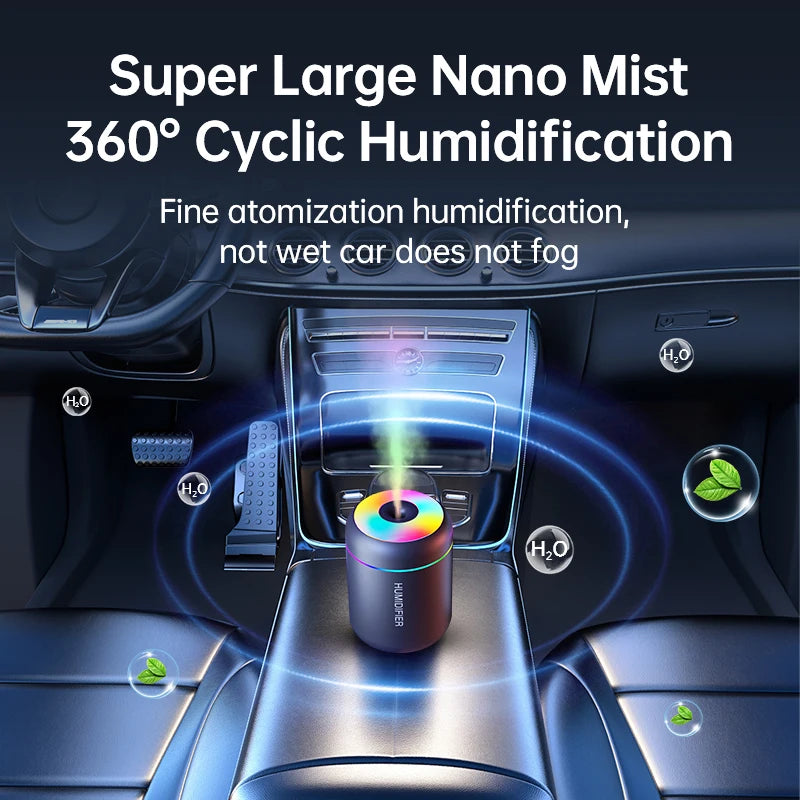 For your car and room 180ml air humidfier