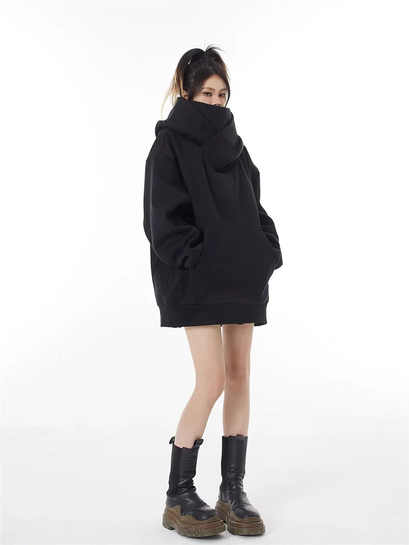 Sweatshirts Hip Hop Japanese Streetwear Oversized Hoodie