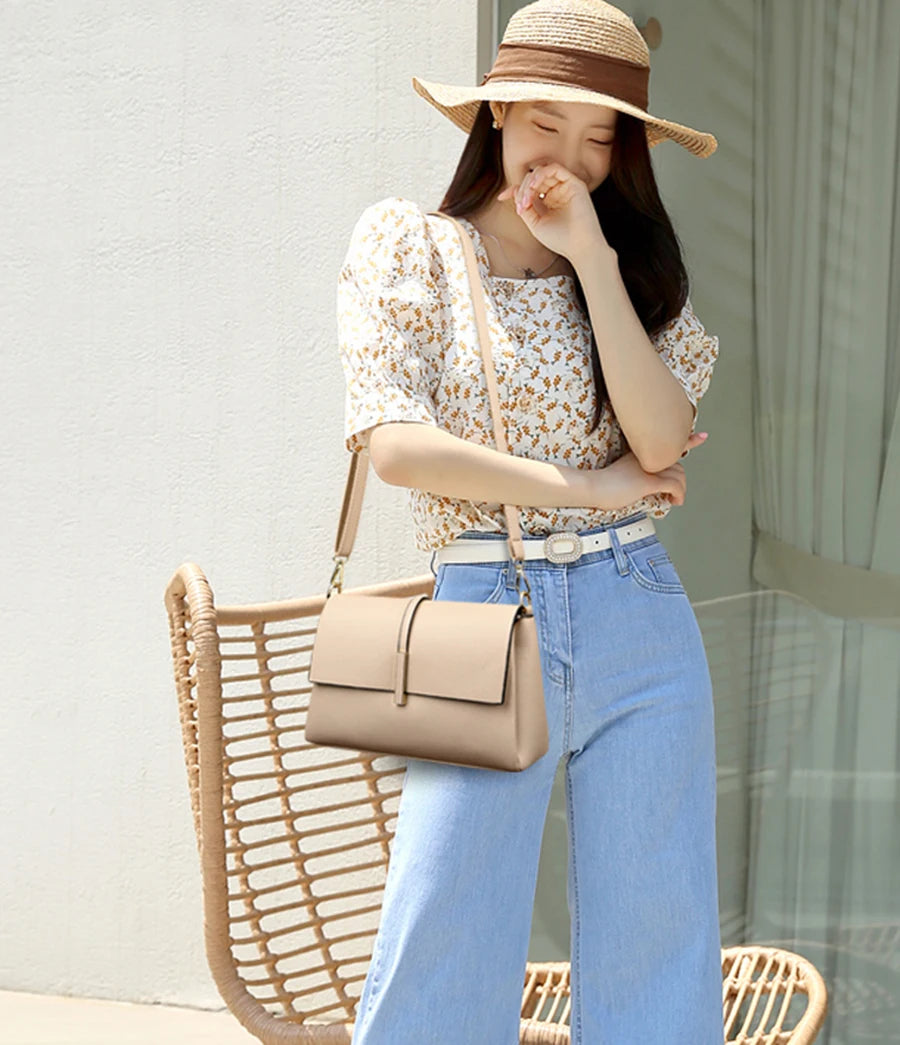 Soft Leather Luxury Shoulder Crossbody