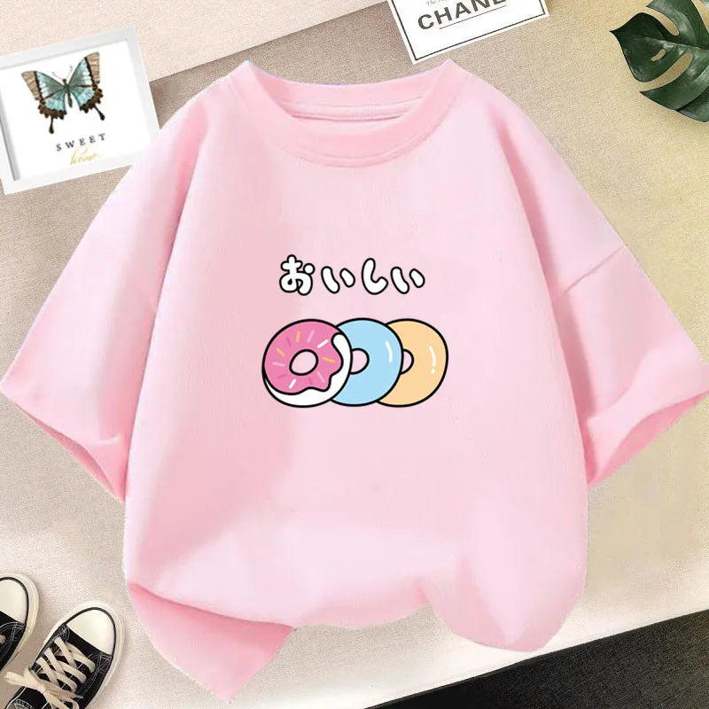 Strawberry Girl Short Sleeved T Shirt