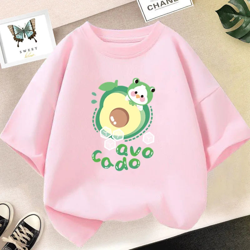 Lovely Avocado T Shirts for Girls Tops