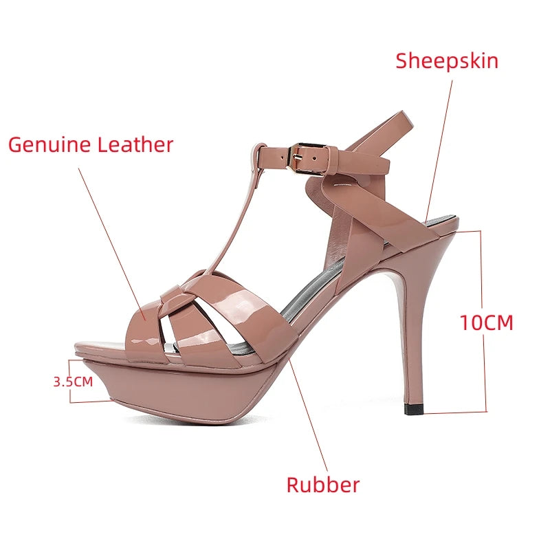 Luxurious Leather Party Shoes