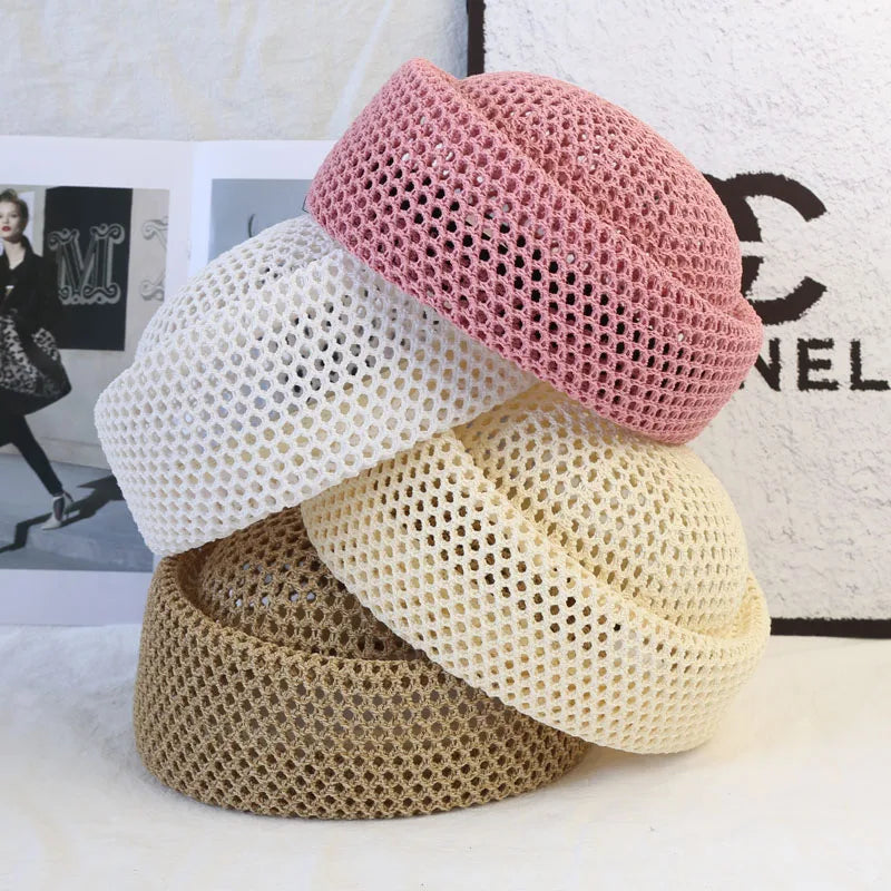 Summer Mesh Hollow Berets
