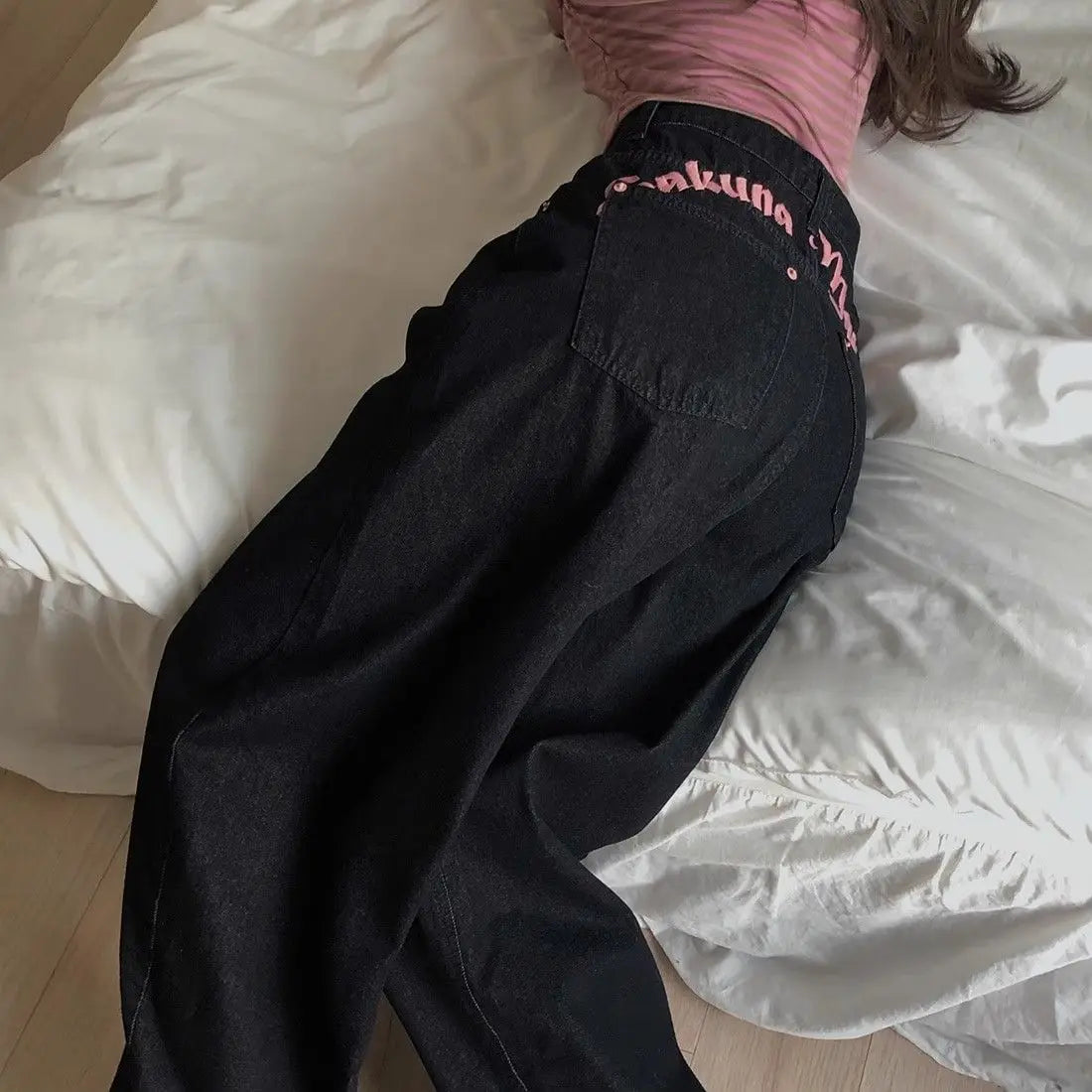 Retro Emo Harajuku Loose Jeans