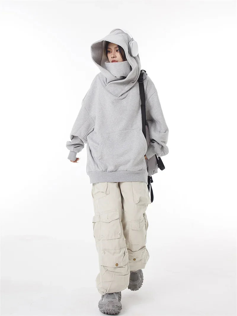 Sweatshirts Hip Hop Japanese Streetwear Oversized Hoodie