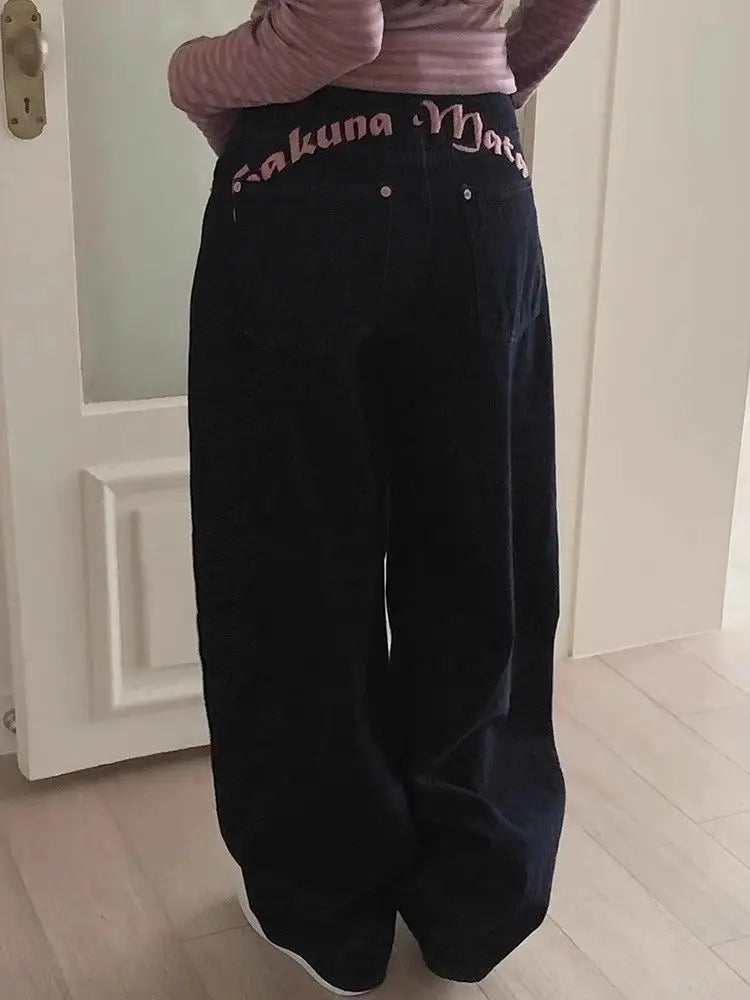 Retro Emo Harajuku Loose Jeans