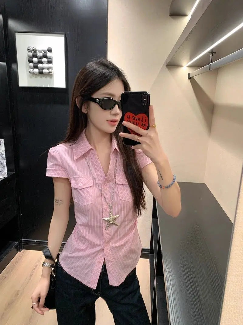 Fashion Blouse Sweet Elegant Women Clothing