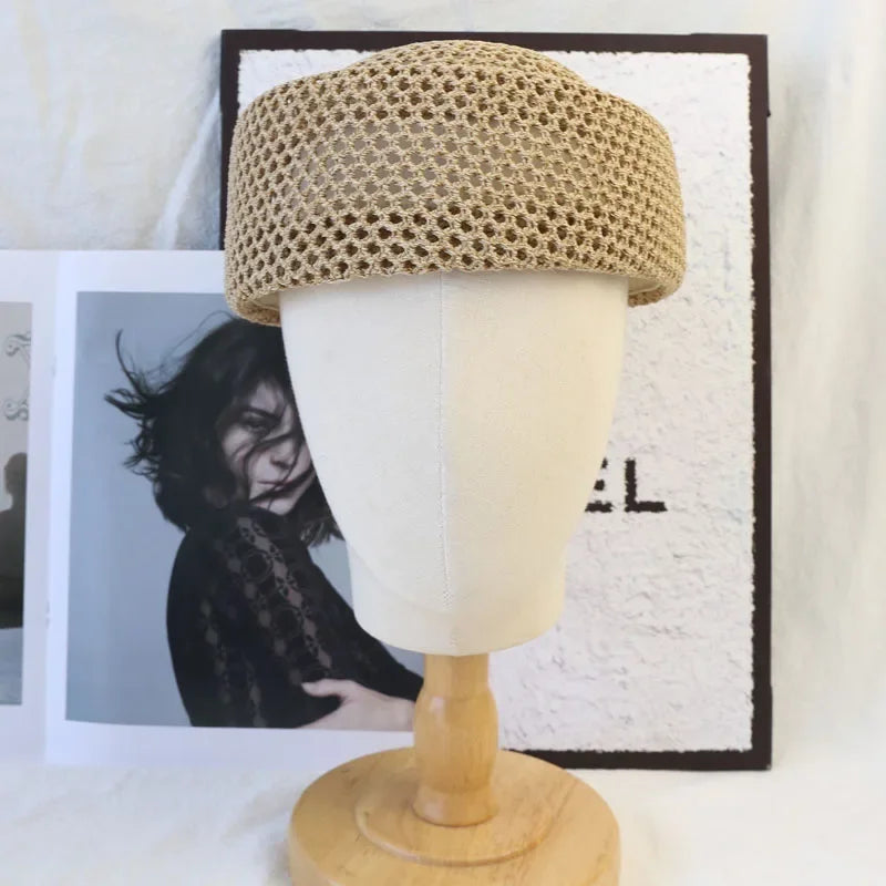 Summer Mesh Hollow Berets