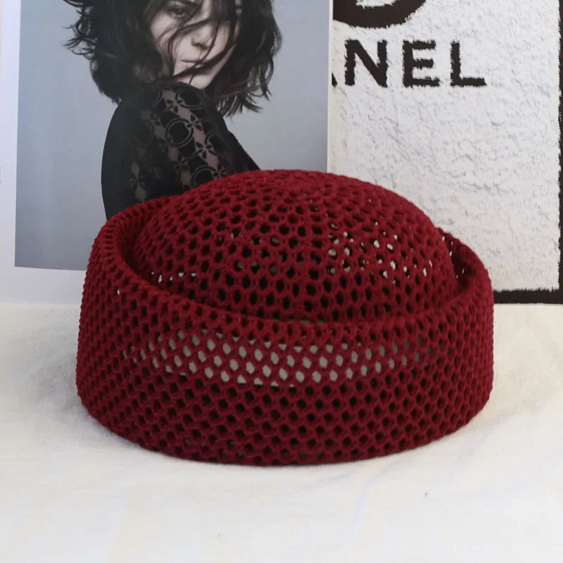 Summer Mesh Hollow Berets