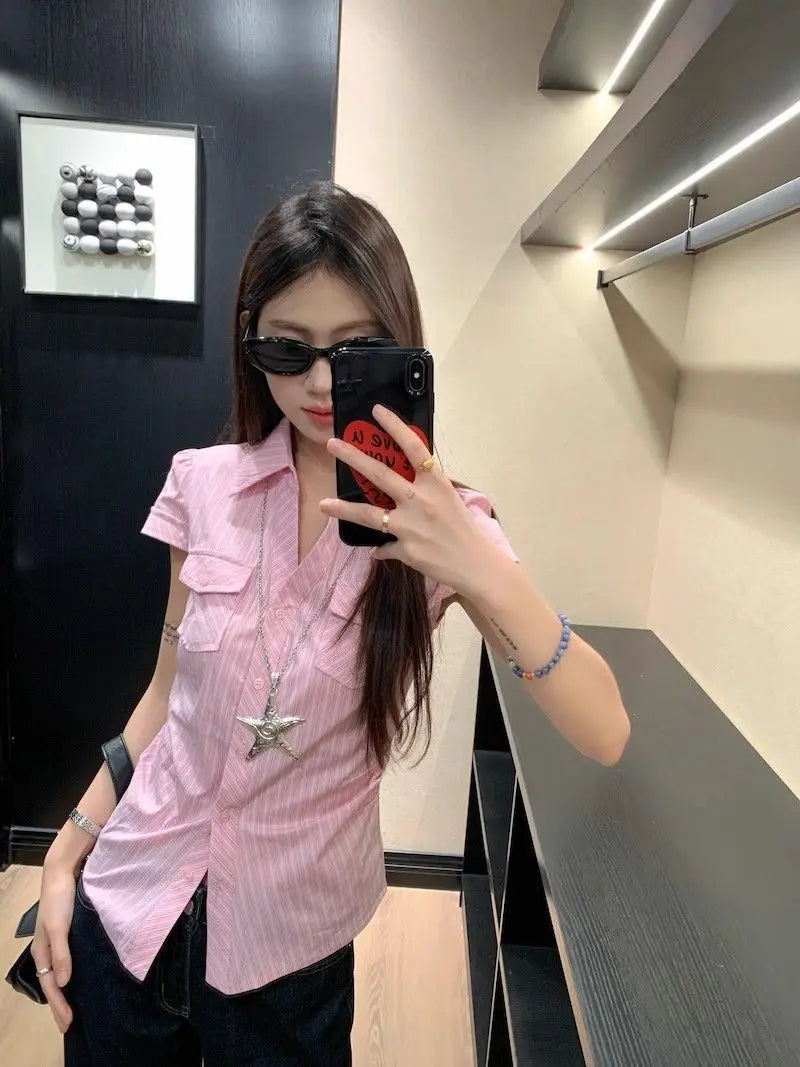 Fashion Blouse Sweet Elegant Women Clothing