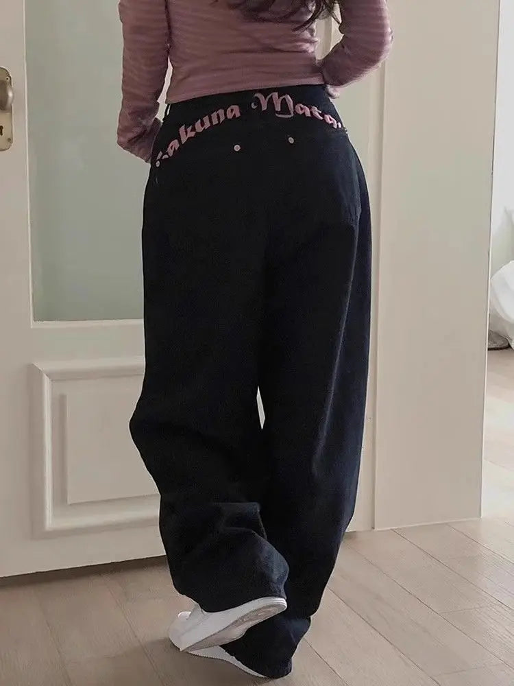 Retro Emo Harajuku Loose Jeans