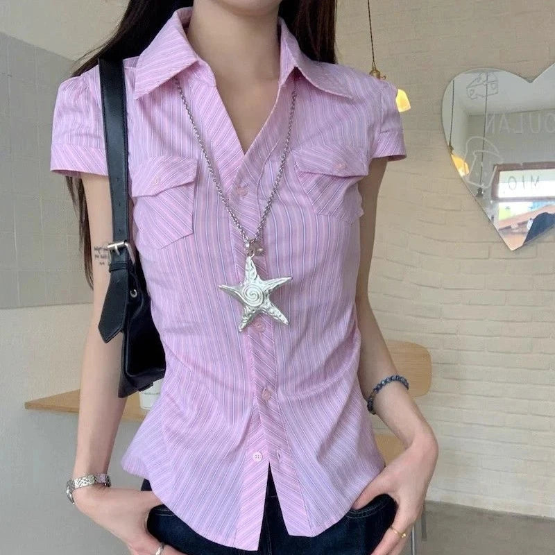 Fashion Blouse Sweet Elegant Women Clothing