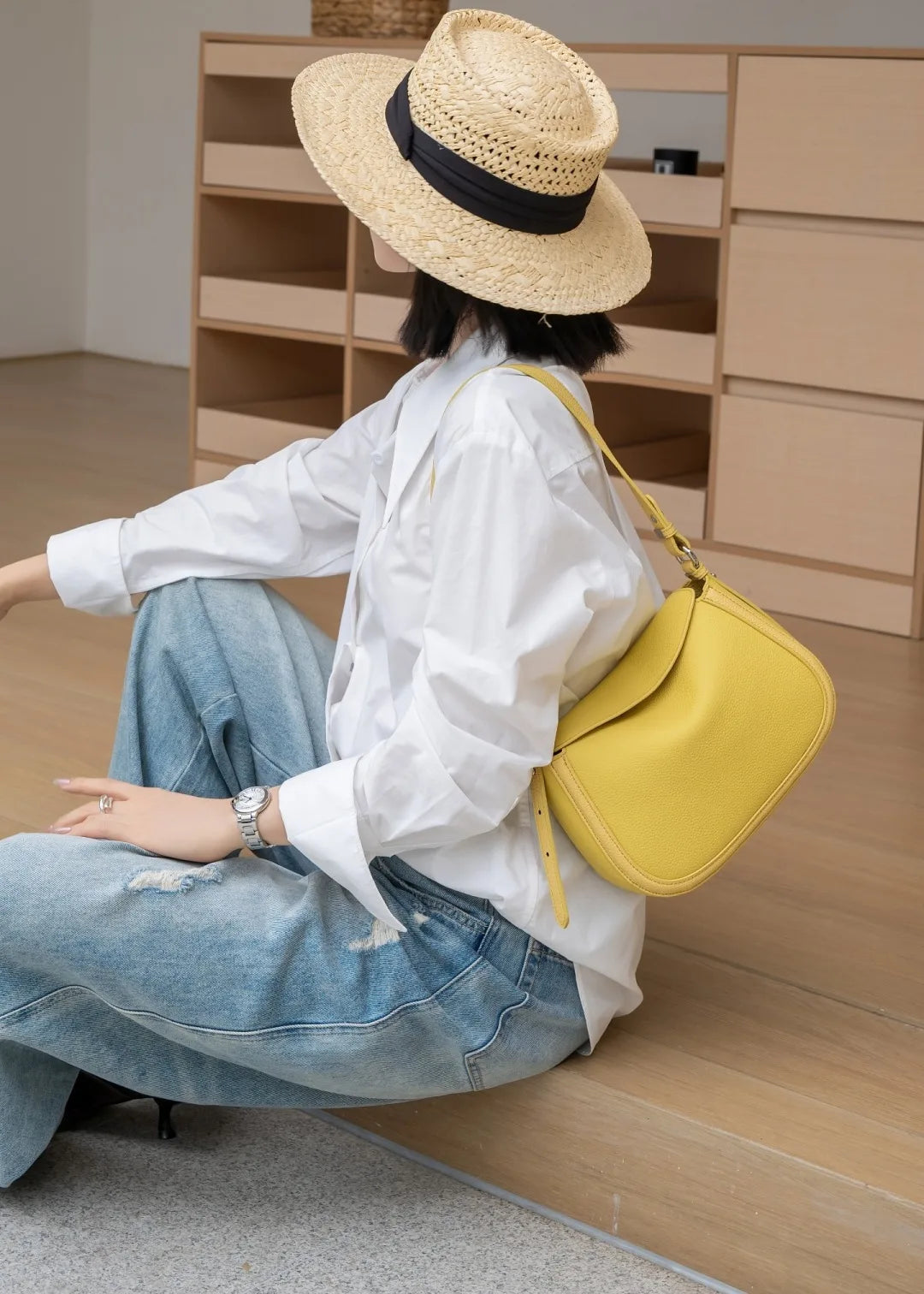 YANATARI Genuine leather woman bag