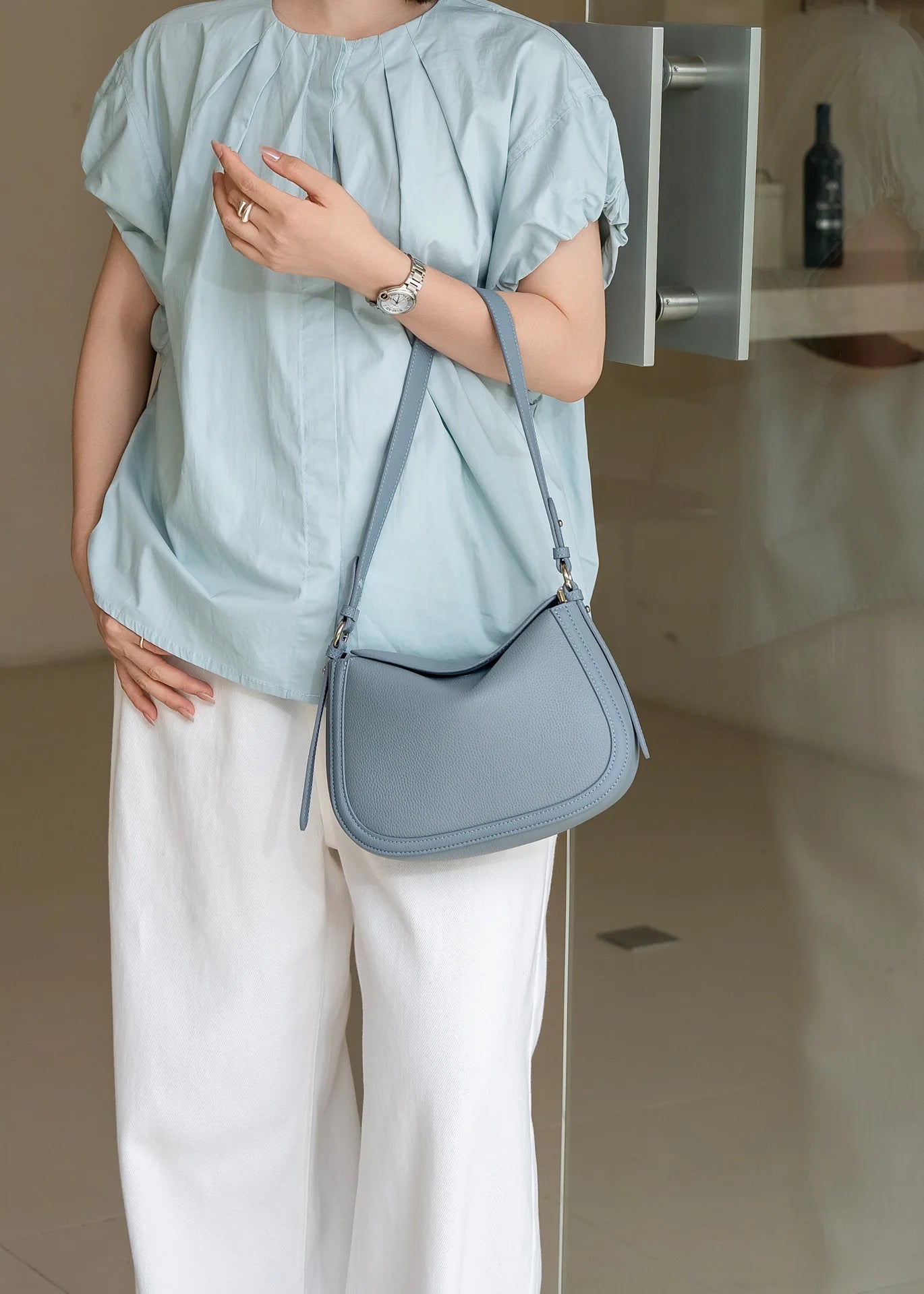 YANATARI Genuine leather woman bag
