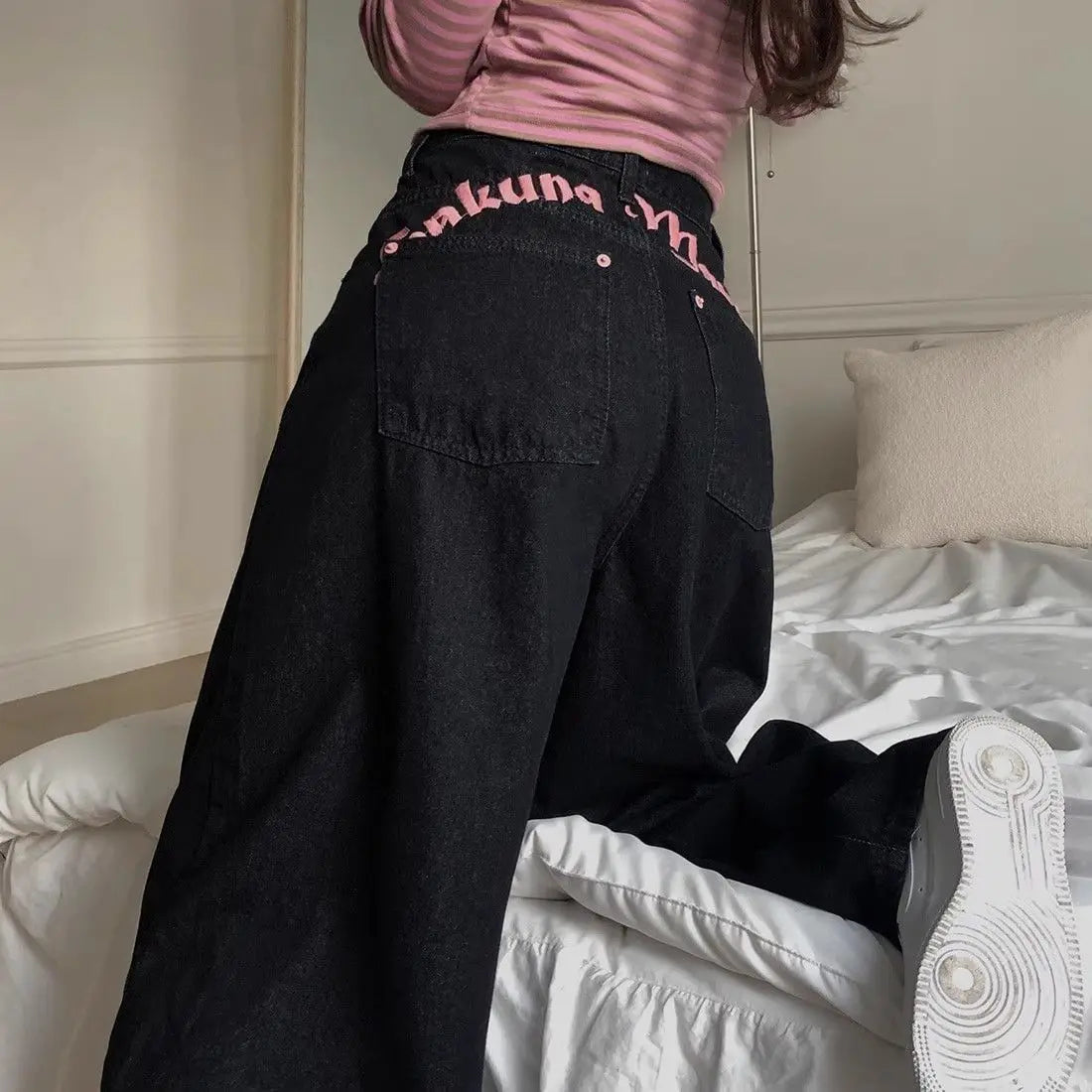 Retro Emo Harajuku Loose Jeans