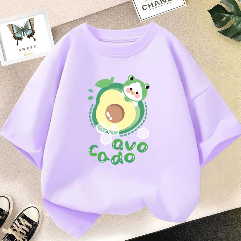 Lovely Avocado T Shirts for Girls Tops