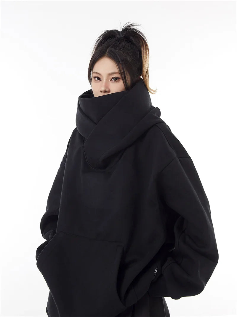 Sweatshirts Hip Hop Japanese Streetwear Oversized Hoodie