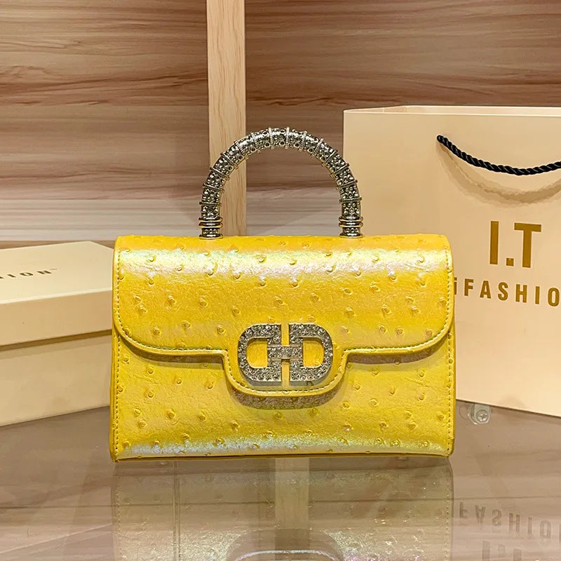 New Ostrich Pattern Underarm Handbag