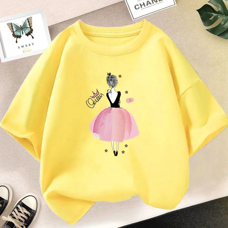 Strawberry Girl Short Sleeved T Shirt