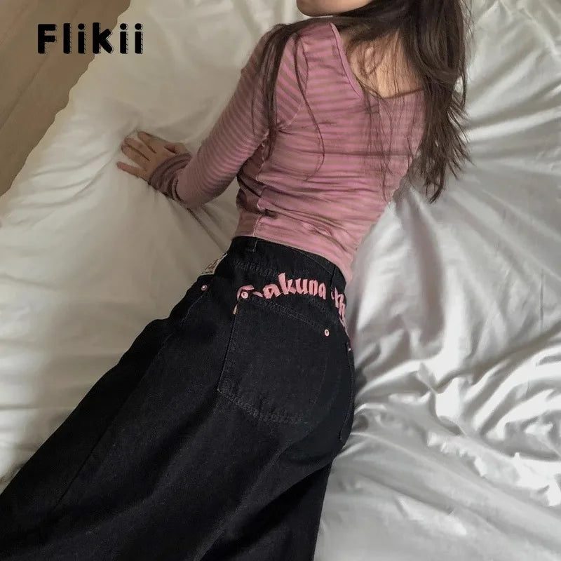 Retro Emo Harajuku Loose Jeans