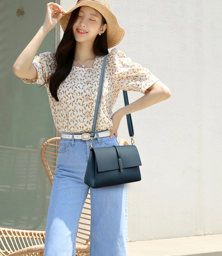 Soft Leather Luxury Shoulder Crossbody