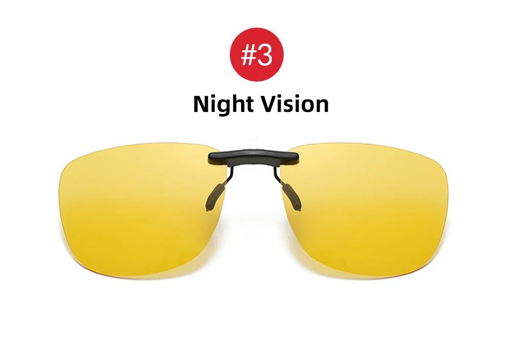 Square Clip On Sunglasses Women