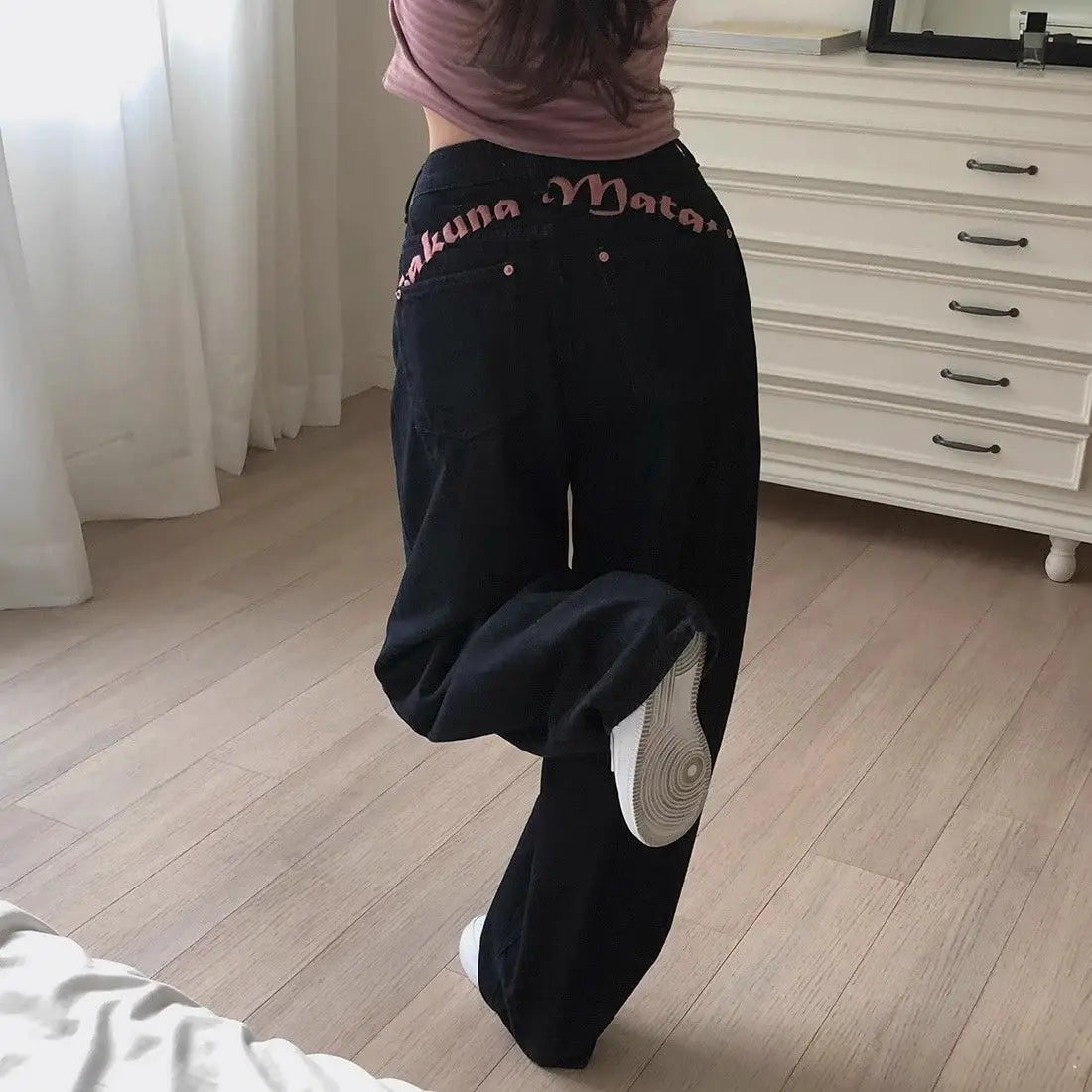 Retro Emo Harajuku Loose Jeans