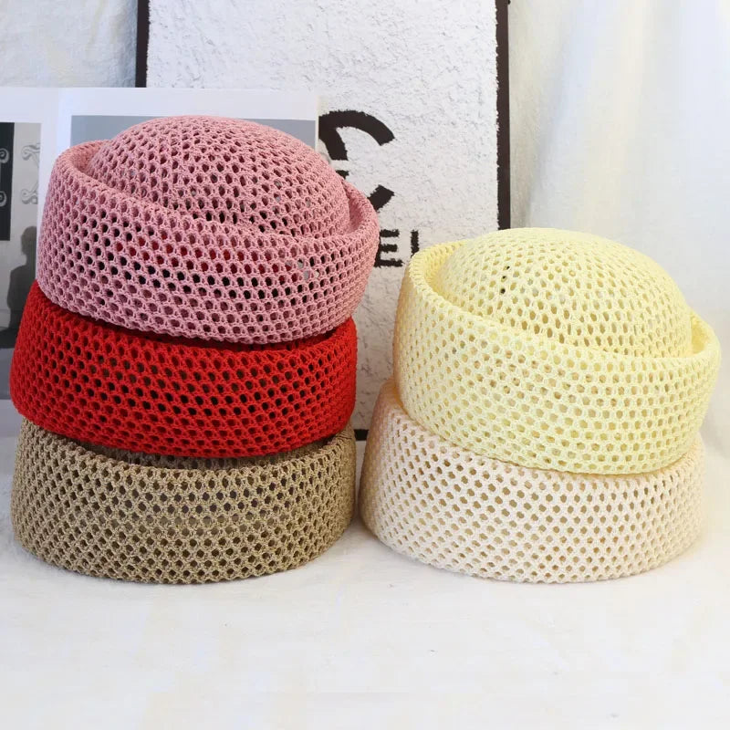 Summer Mesh Hollow Berets