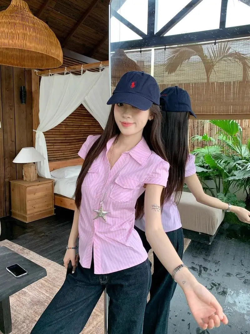 Fashion Blouse Sweet Elegant Women Clothing