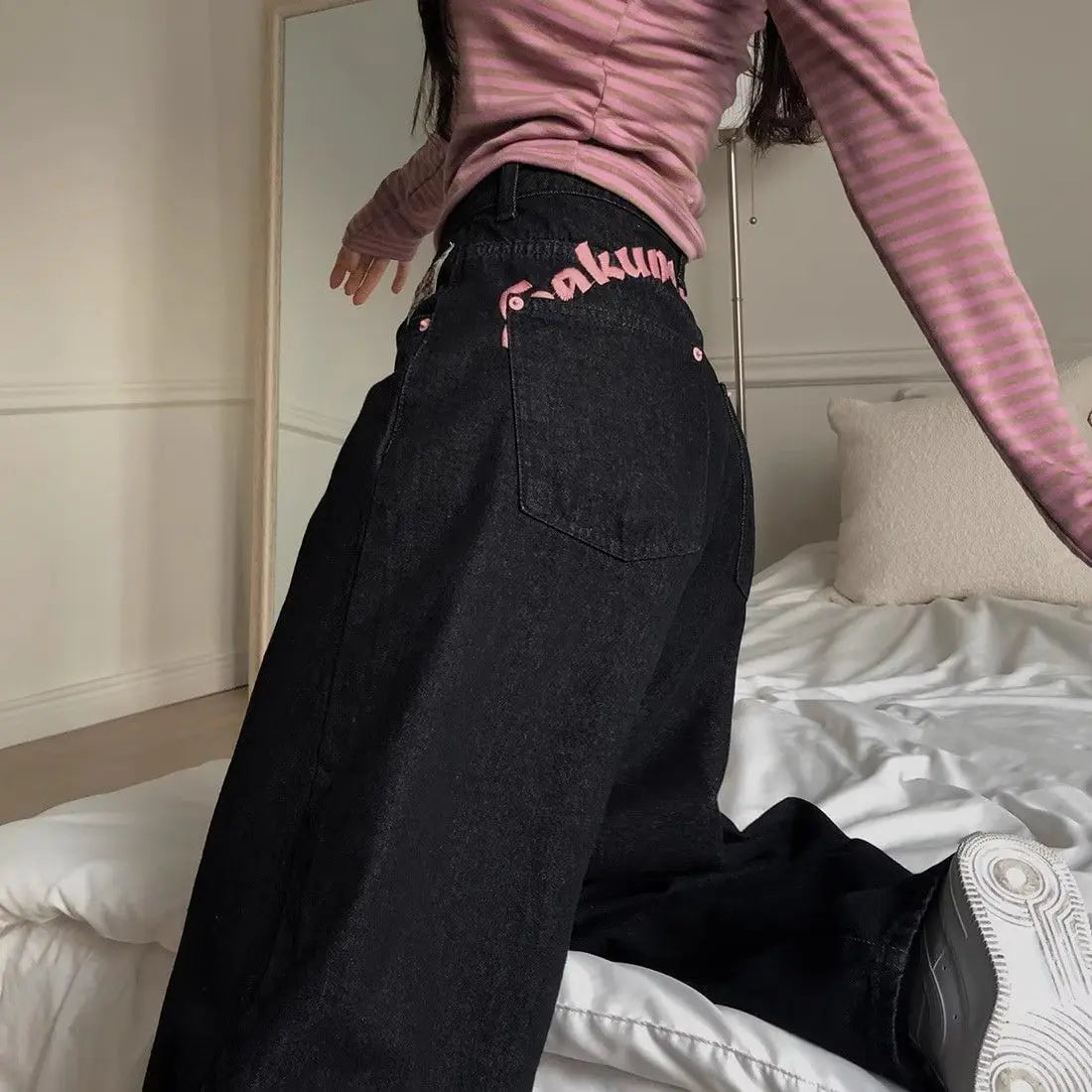 Retro Emo Harajuku Loose Jeans