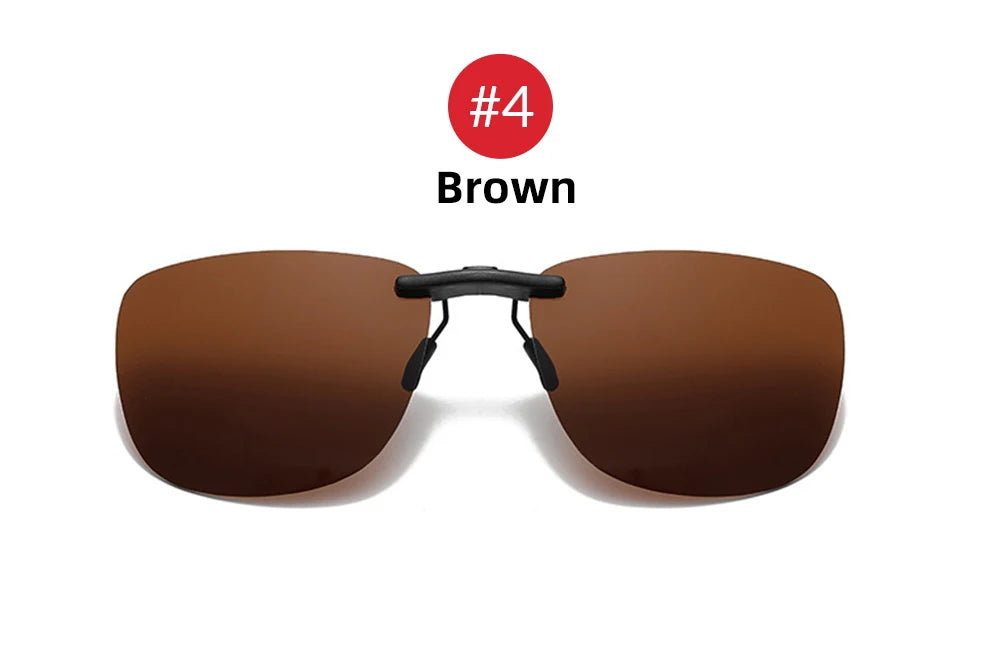 Square Clip On Sunglasses Women
