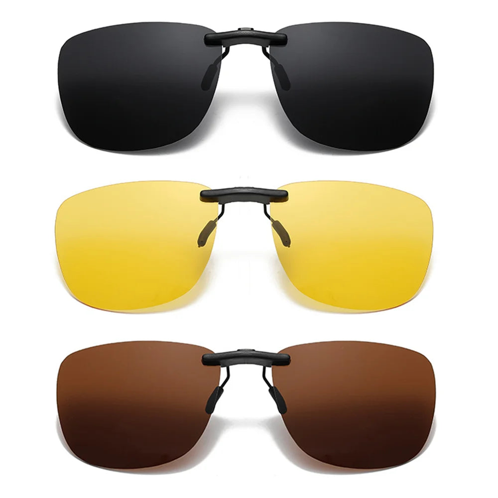 Square Clip On Sunglasses Women
