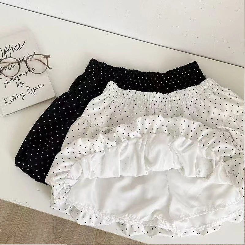 Polka Dot Cute Vintage Balloon Puffy Bubble Skirt