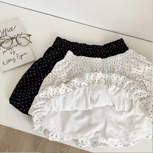 Polka Dot Cute Vintage Balloon Puffy Bubble Skirt
